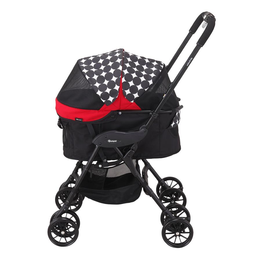 コムペット ペットカート ミリミリライトα EGロングD レッド