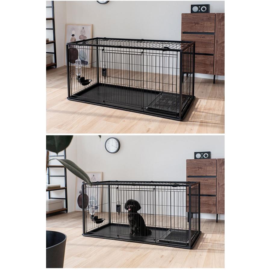 美品】リッチェルコジマ犬用ケージ120-60（サークル屋根付き） 美品