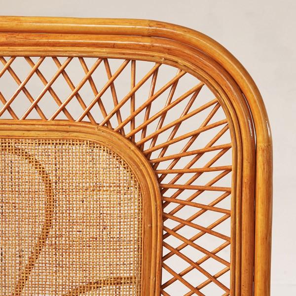 ラタン2枚折衝立 籐家具 衝立 ついたて スクリーン パーテーション