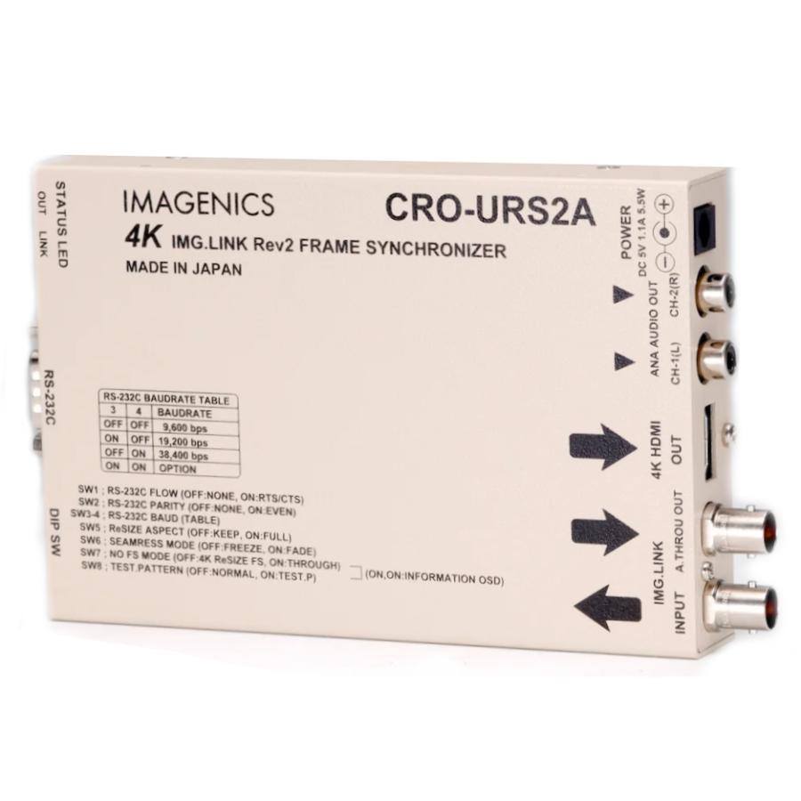 IMAGENICS (イメージニクス) CRO-URS2A 4K映像対応 HDMI信号同軸延長器