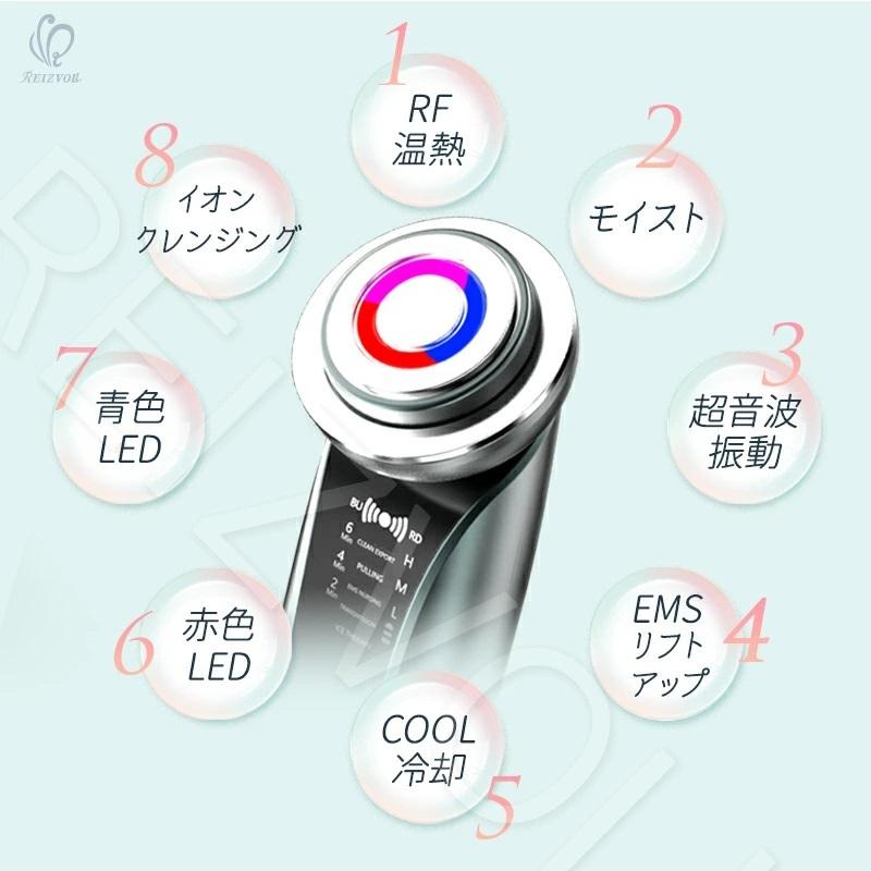 1台8役 美顔器 Shine シャイン EMS led RF ラジオ波 赤光 自宅エステ