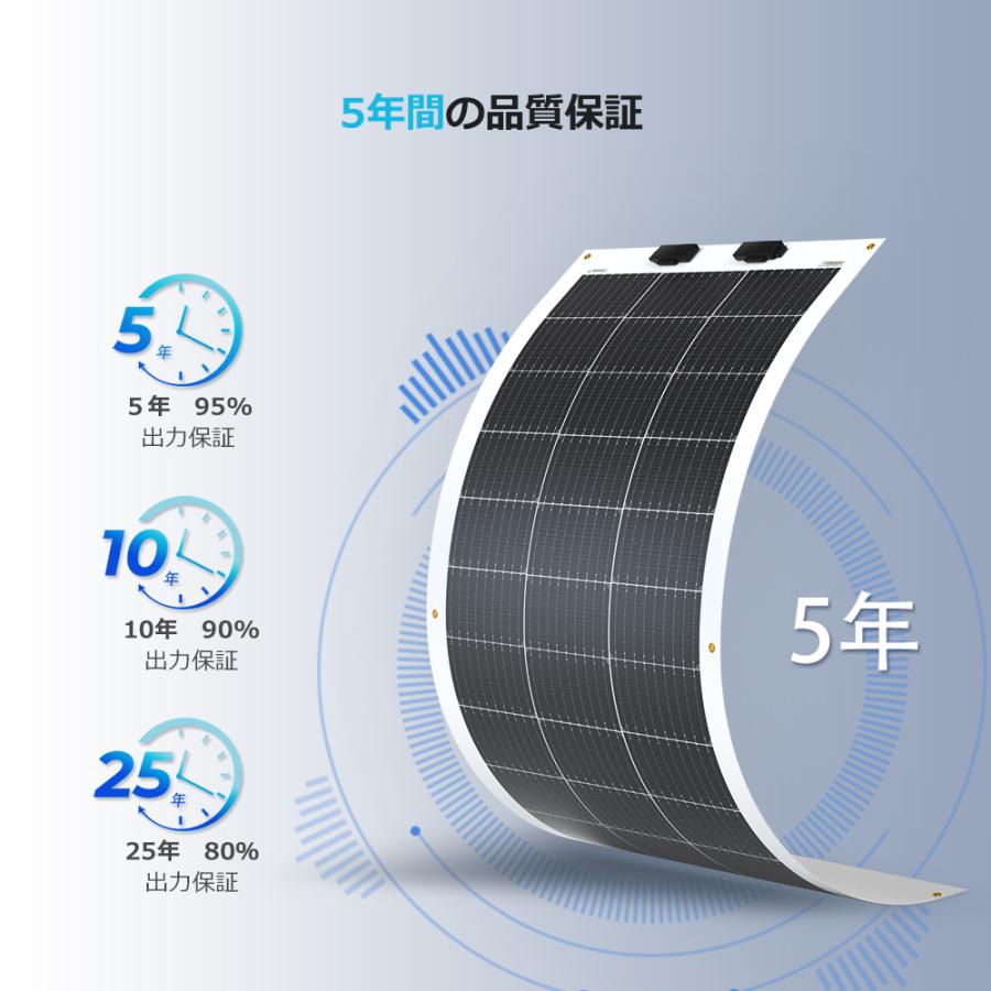 RENOGY（レノジー） フレキシブル ソーラーパネル 100W 単結晶 12V MC4