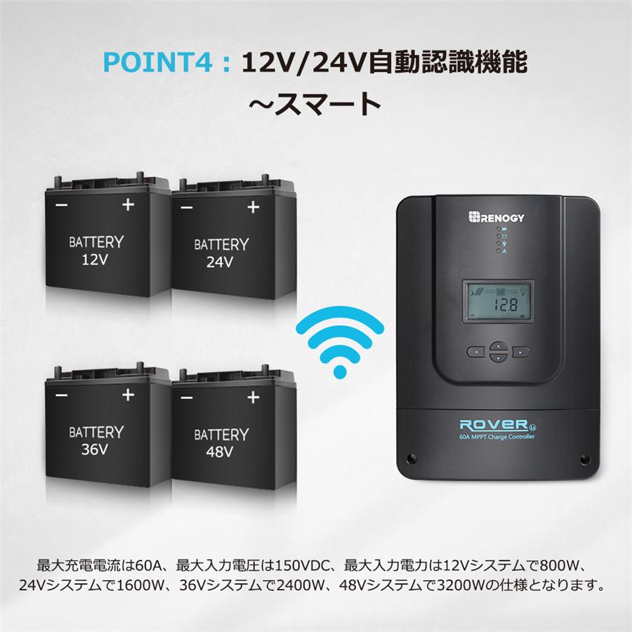 発電機・ポータブル電源 Renogy Rover 60A MPPT Charge Controller
