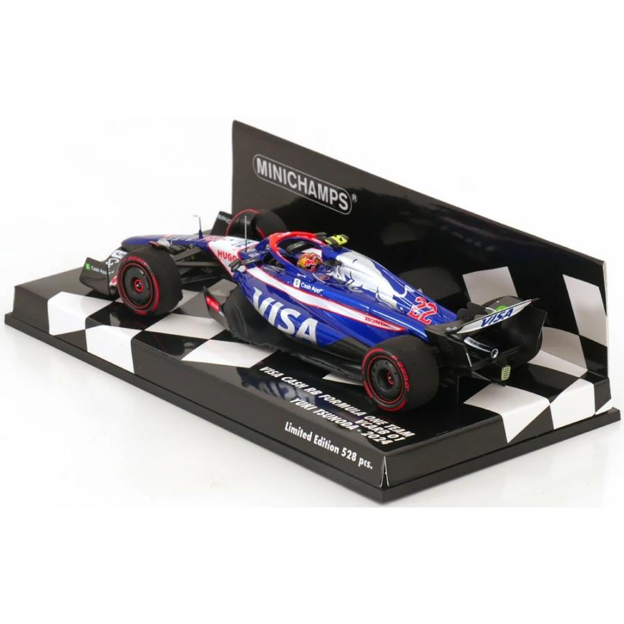 ミニチャンプス 1/43 ビザ キャッシュアップ RB VCARB 01 #22 2024