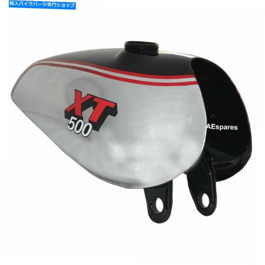 Gas Tank 燃料ガソリンタンクスチールクローム＆ブラック塗装ヤマハ