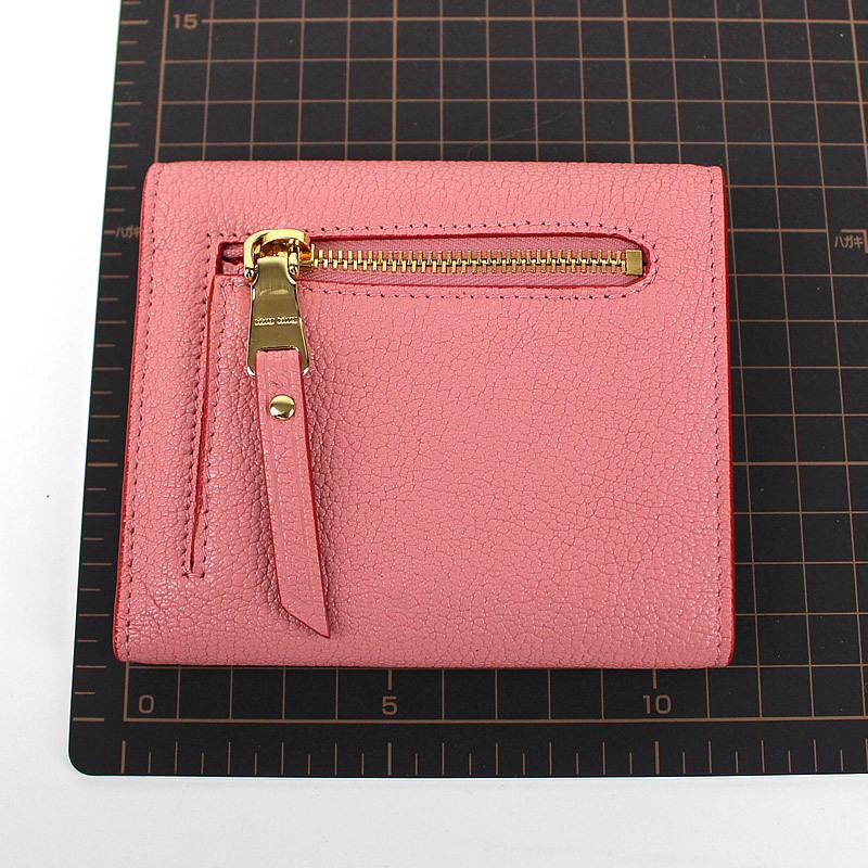 miu miu（ミュウミュウ） 財布 マドラス ラブ ピンク ハート