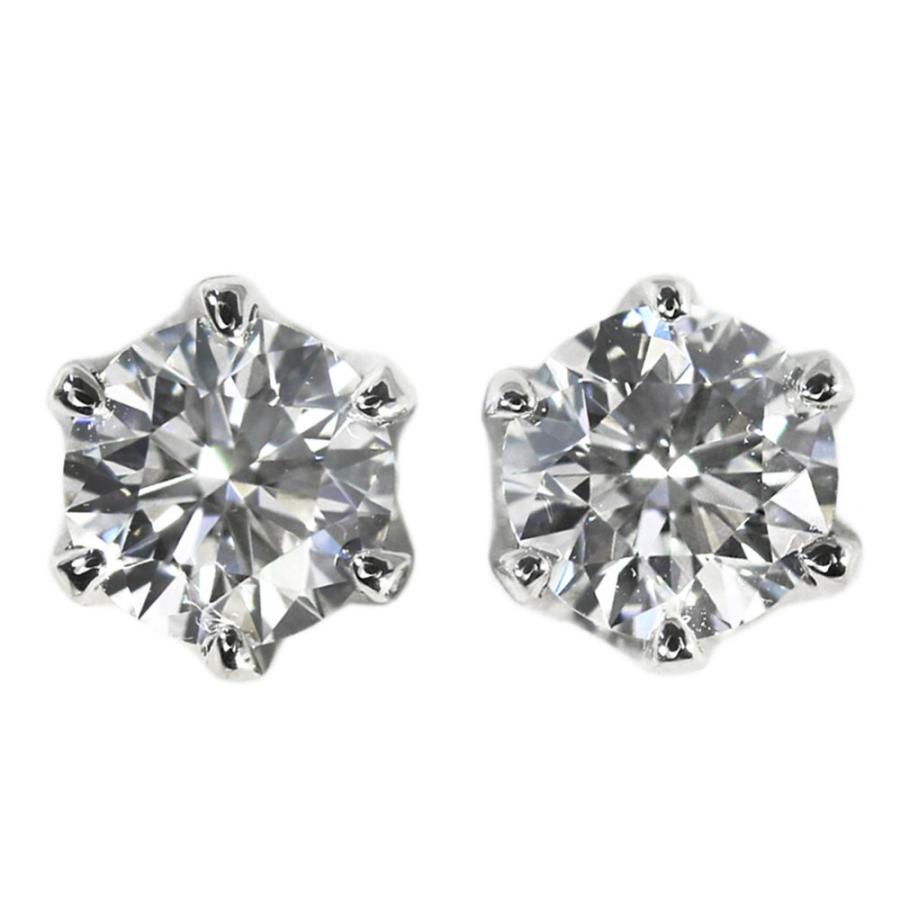 ラザールダイヤモンド ダイヤモンド・スタッドピアス/Pt900-1.2g