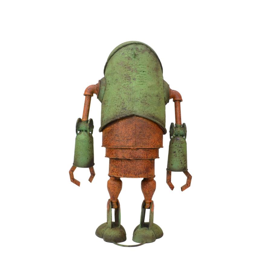 ブリキロボット ソルダット 鉄 オブジェ ヴィンテージ加工 : ラタン