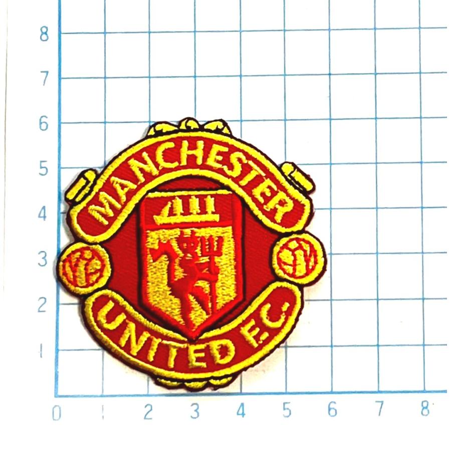 マンチェスターユナイテッド マンU エ ンブレム型【スポーツ ワッペン