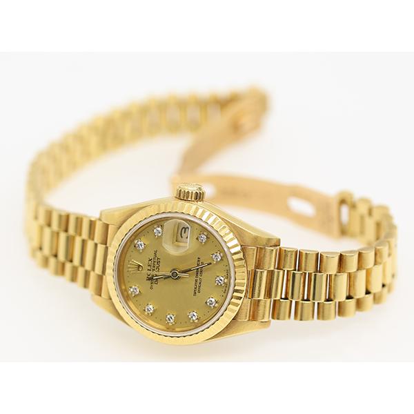 ロレックス 69178 純正金無垢 18k 1コマ ロレックス 純正 ゴールド