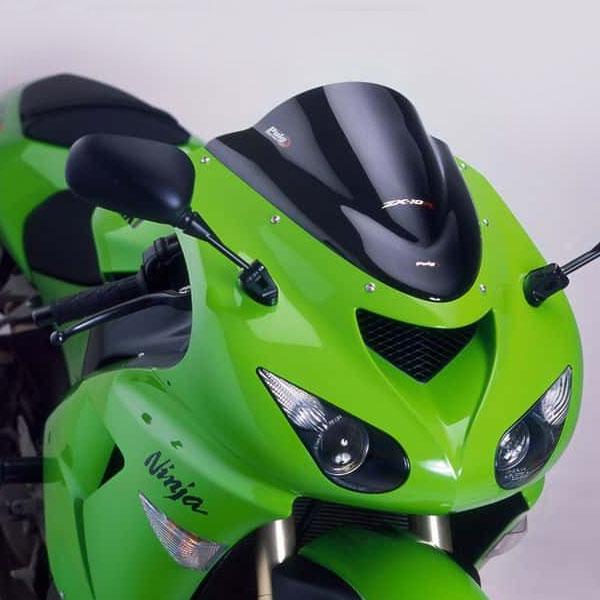 Double Bubble ZX6R Puig 3177F Racing Windshield Screen For