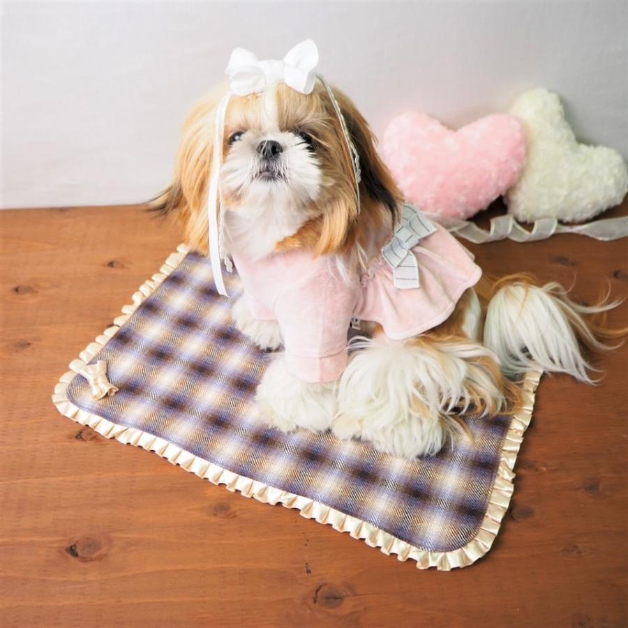 犬服 カフェマット ＊Lemon＊ ハンドメイド 犬服 カフェマット ＊Lemon