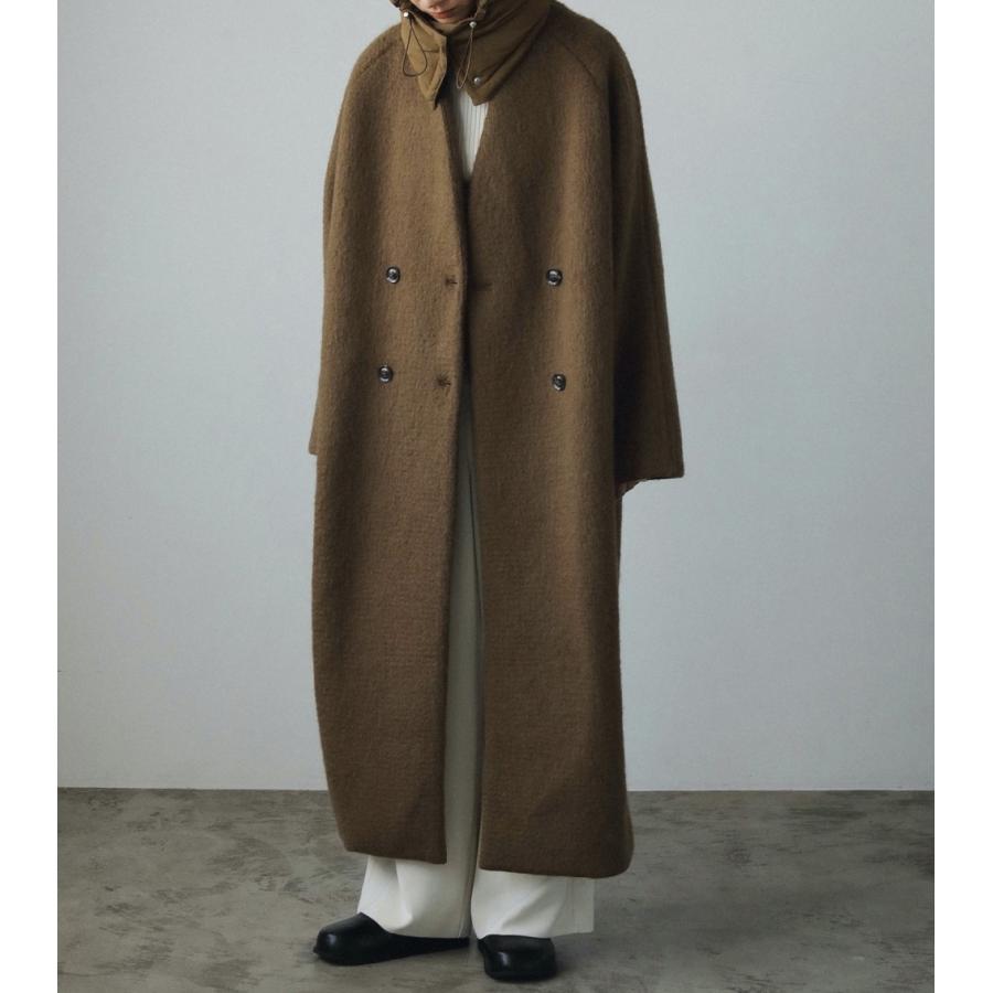 anuke（アンヌーク） SALE ANUKE (アンヌーク）Collarless Shaggy Coat