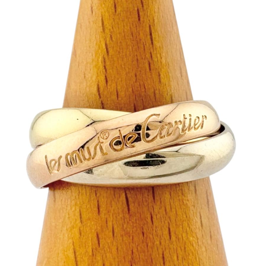 Cartier（カルティエ） トリニティ リング 指輪 9号 18金 K18イエロー