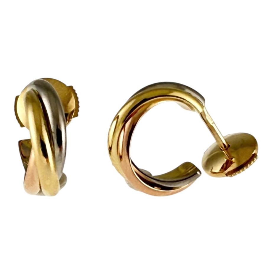 Cartier（カルティエ） トリニティ ピアス 18金 K18イエローゴールド