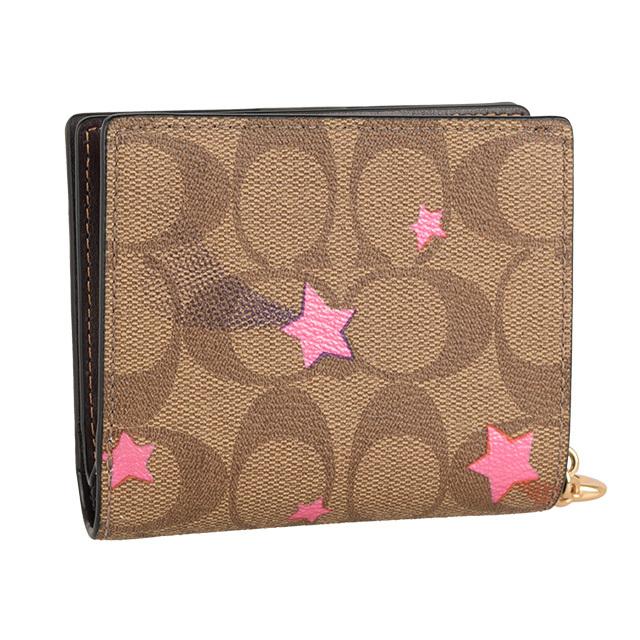 COACH（コーチ） 財布 折財布 二つ折り シグネチャー 星柄
