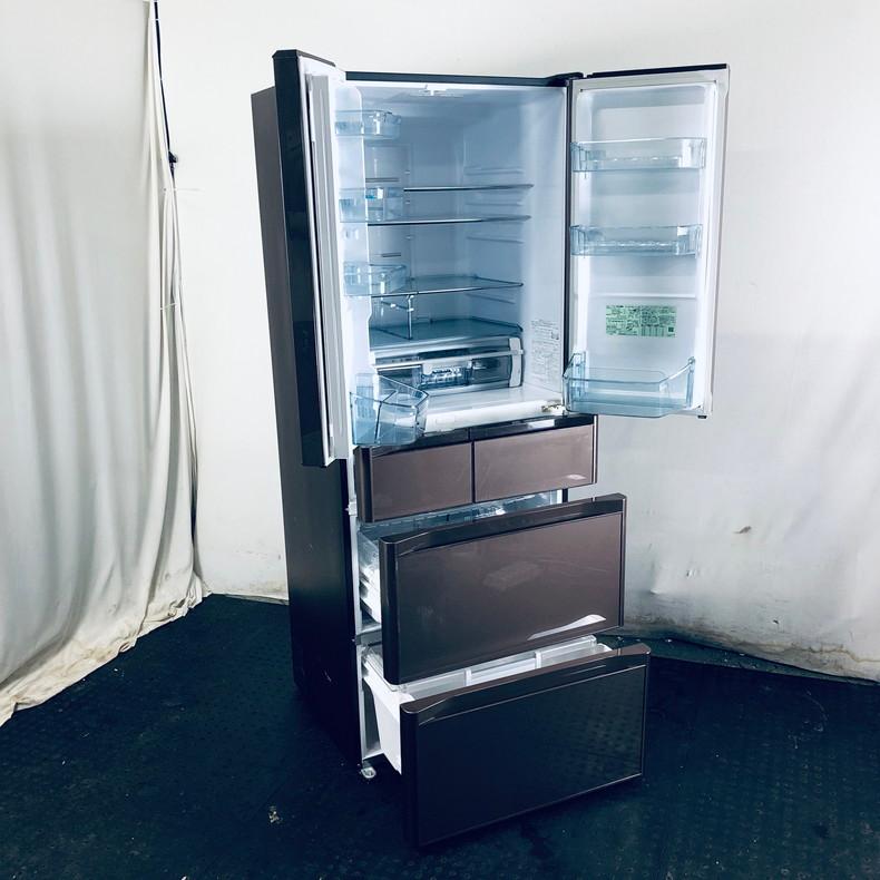 一都三県限定 配送設置無料 冷蔵庫 6ドア HITACHI 2018年製 冷蔵庫