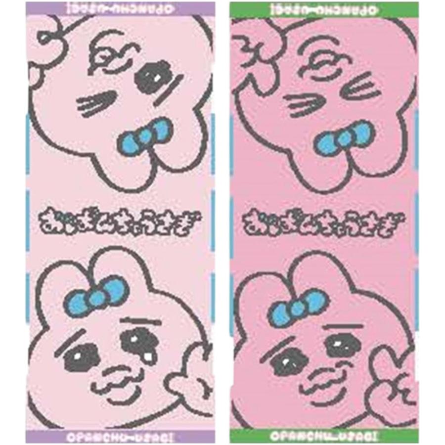 おぱんちゅうさぎ フェイスタオル グッズ タオル ロングタオル 綿100