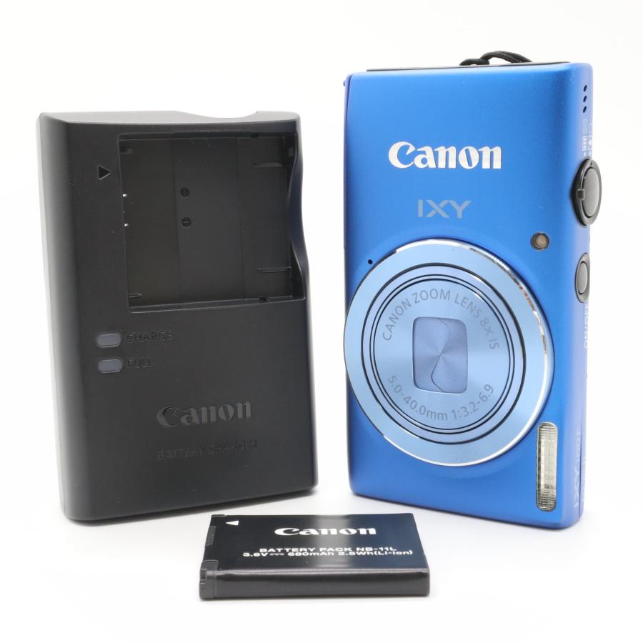 極上美品》 コンパクトデジタルカメラ CANON IXY 100F ブルー キヤノン