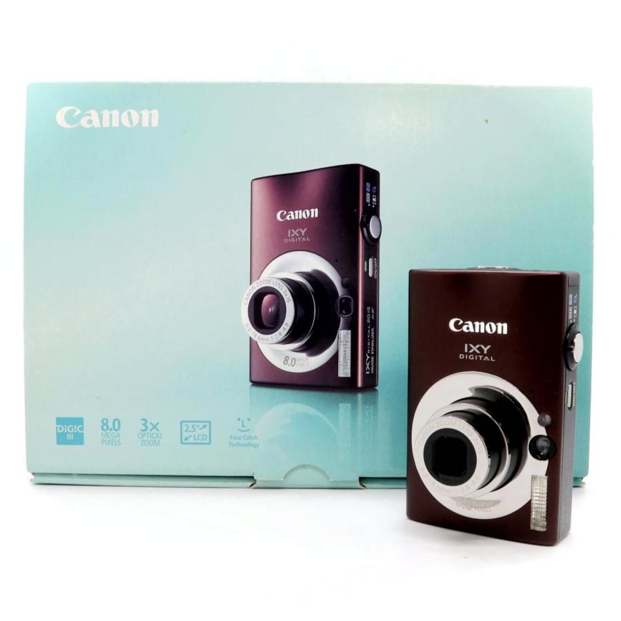 美品》 コンパクトカメラ CANON IXY DIGITAL 20 IS ブラウンk3193