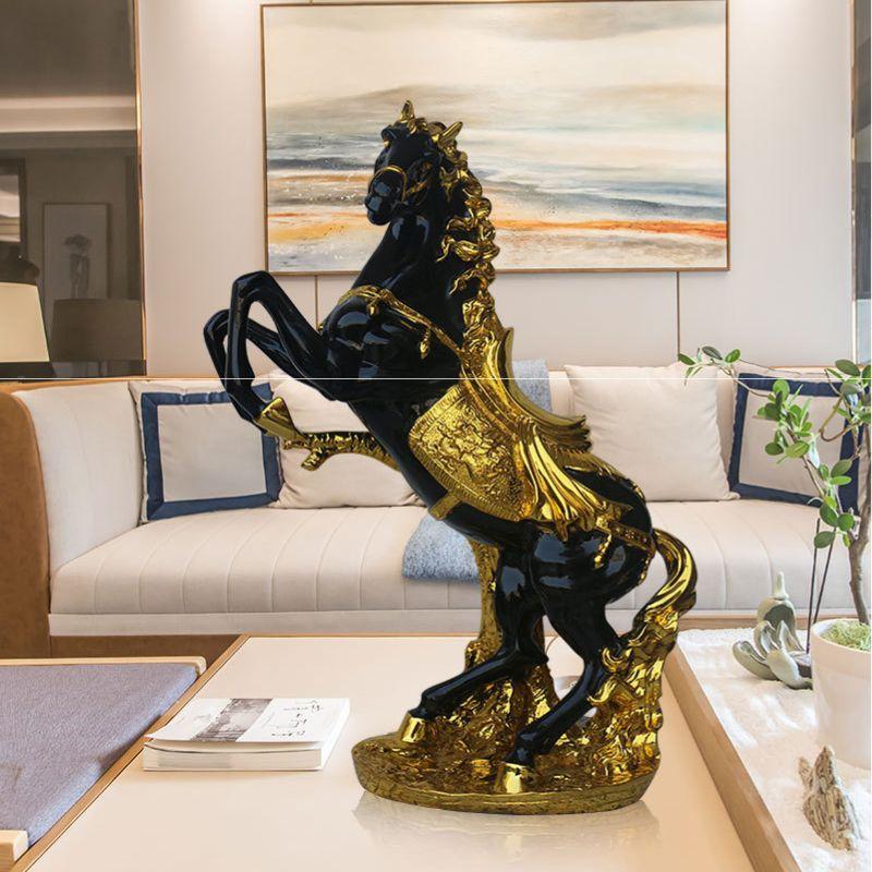 跳ね馬 オブジェ 置物 全長70cm 全長58cm 大きい 装飾 馬 インテリア