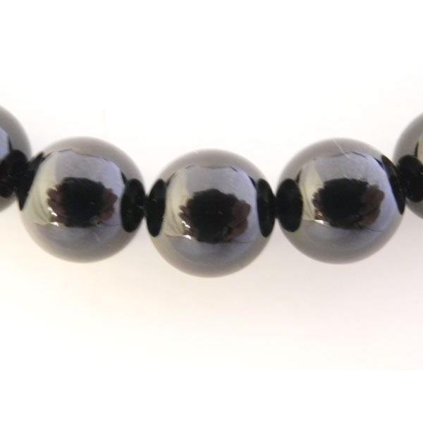 黒珊瑚 ネックレス 10mm玉 内径46cm ブラックコーラル パワーストーン