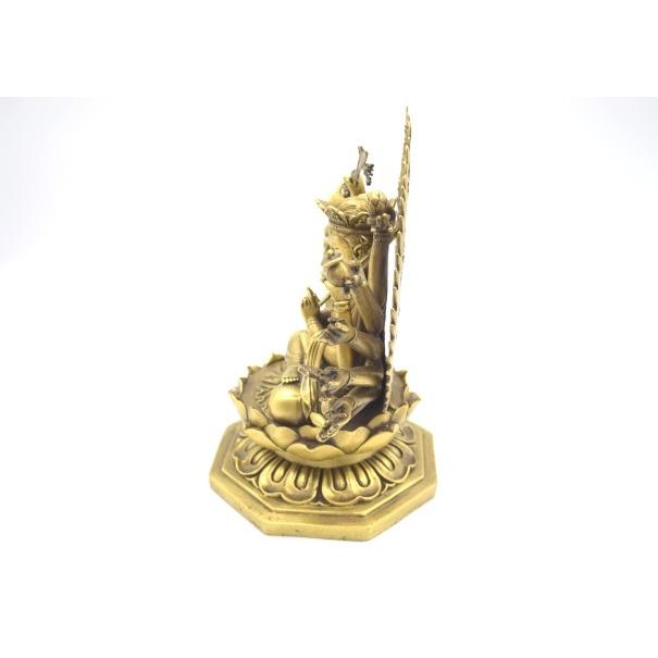 千手観音 仏像 銅製置物 台座付き 黄金色 大 : 横浜中華街龍 - 通販