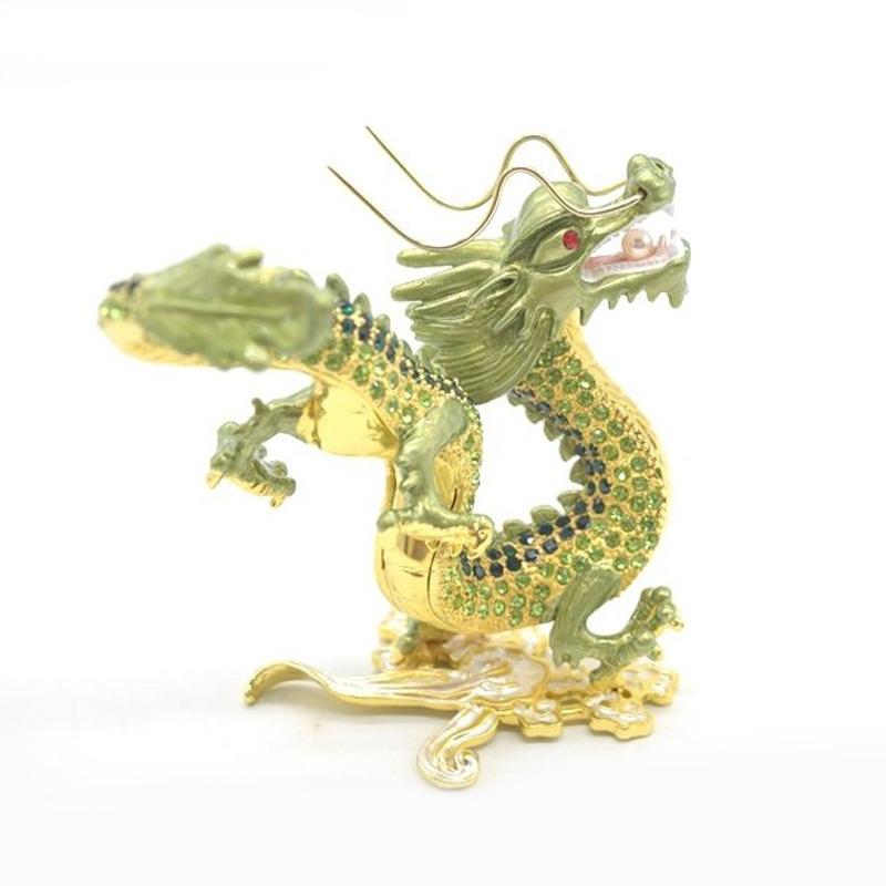 時代物 七宝皿 七宝焼 龍 縁起物 絵皿 置物 龍の飾り皿 辰年 縁起物