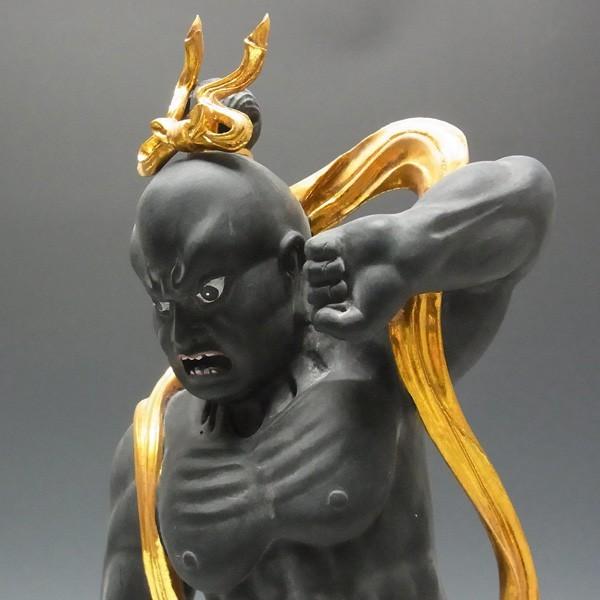 仏教美術 古銅 仁王像 金剛力士像 置物 H R7416 仏教美術 古銅 仁王像