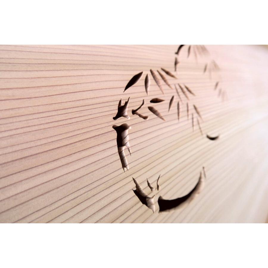 欄間 建具 欄間彫刻 【新品】 高級手彫り欄間2間1組（1間×2枚