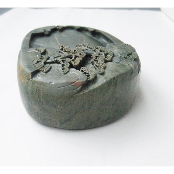 緑端渓硯 山水硯 約7.8吋 一点物 すずり : 書道用品 緑風店 - 通販