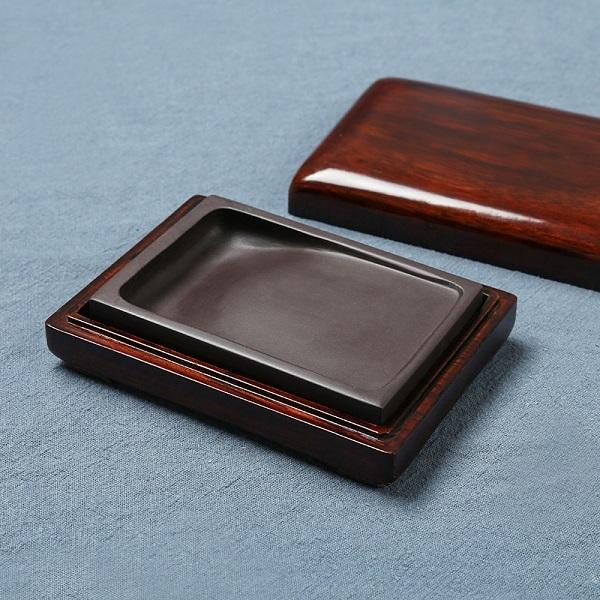 端渓硯 宋坑 淌池硯 8吋 木箱入り すずり : 書道用品 緑風店 - 通販