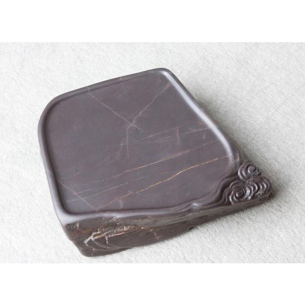 端渓硯 老坑 清空硯 86×75×27mm 一点物 すずり : 書道用品 緑風店
