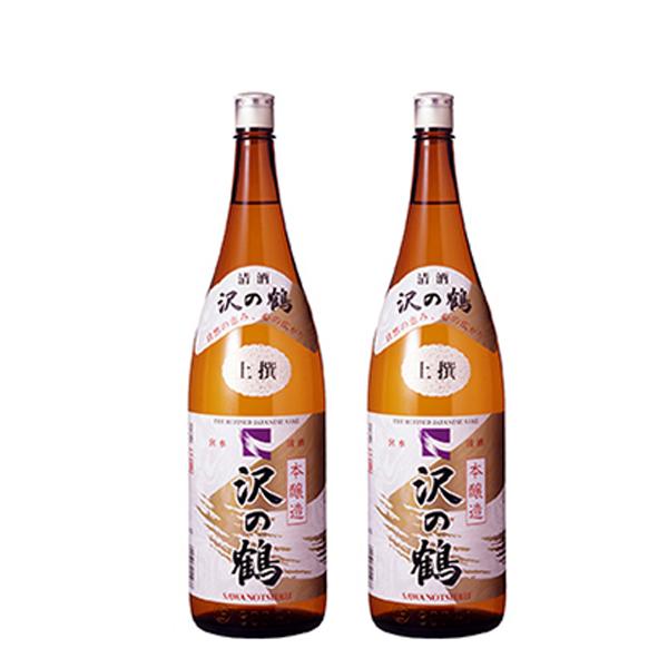 祝い酒 2本縛りセット 沢の鶴 1.8L×2本 御祝のし付 日本酒/清酒