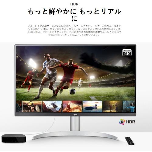 LGエレクトロニクス 27インチ 4Kモニター 27UP650-W : S@GUARD - 通販