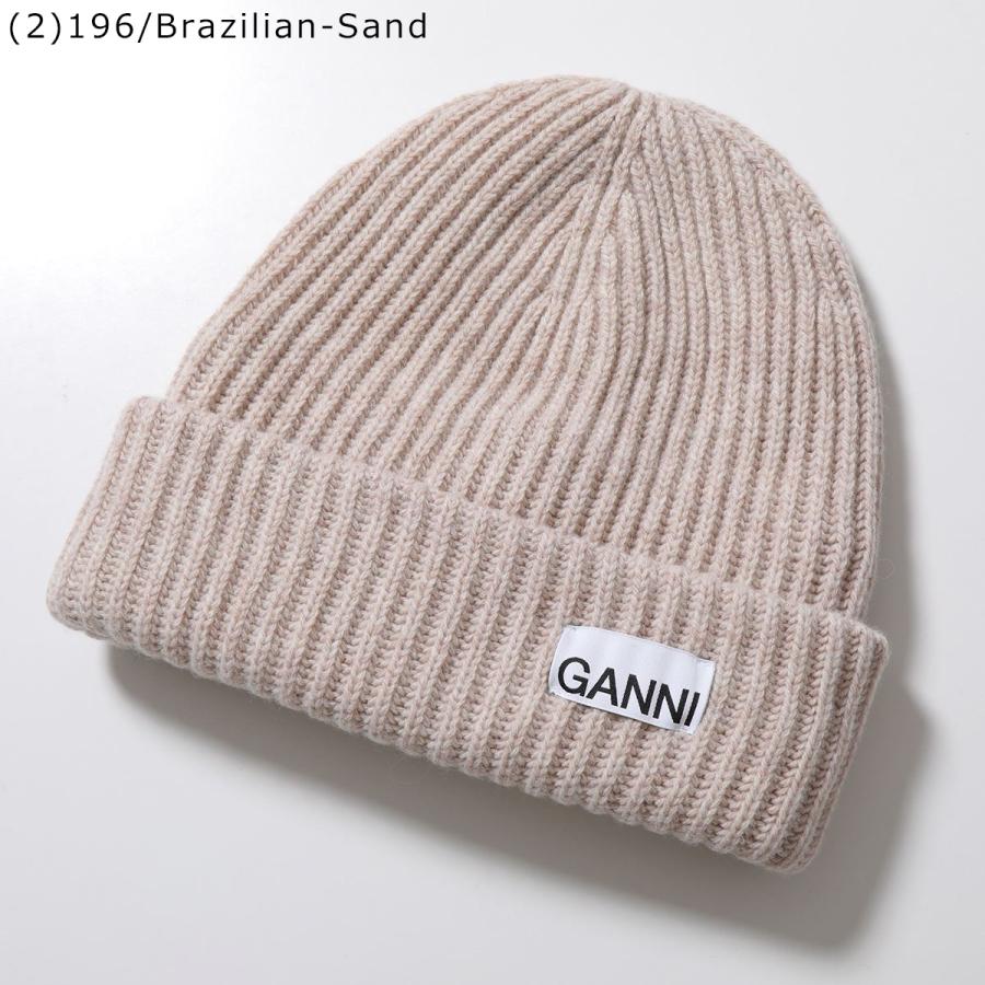 GANNI（ガニー） ニット帽 Structured Rib Beanie A4429 A6051 A6207