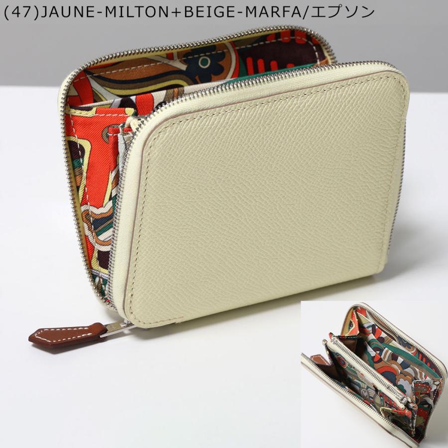HERMES（エルメス） 二つ折り財布 アザップ シルクイン コンパクト
