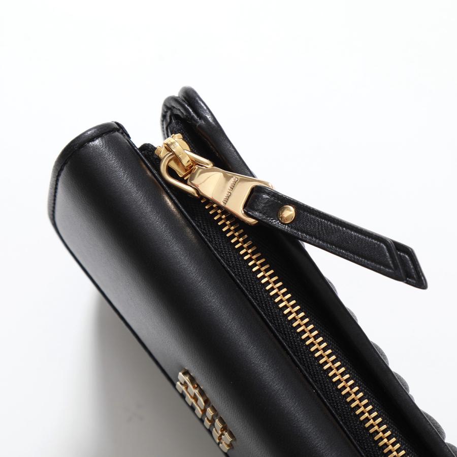 miu miu（ミュウミュウ） 二つ折り財布 MATELASSE マテラッセ 5ML225