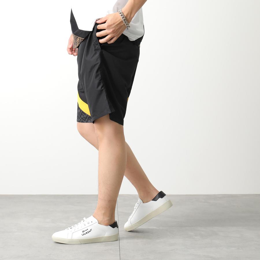 値下げ！新品 FENDI スイムショーツ 千鳥格子 サイドロゴ ショート