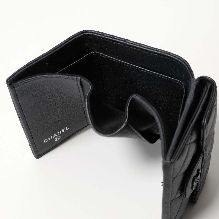 CHANEL（シャネル） 三つ折り財布 SO BLACK ソーブラック AP0230