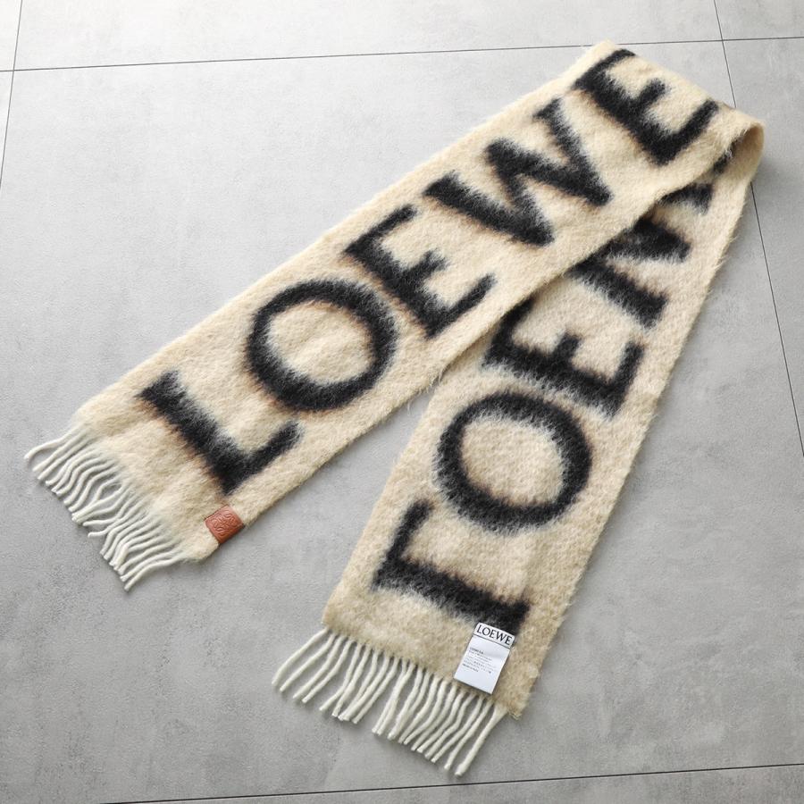 LOEWE（ロエベ） マフラー F811257X03 レディース モヘア ウール ロゴ