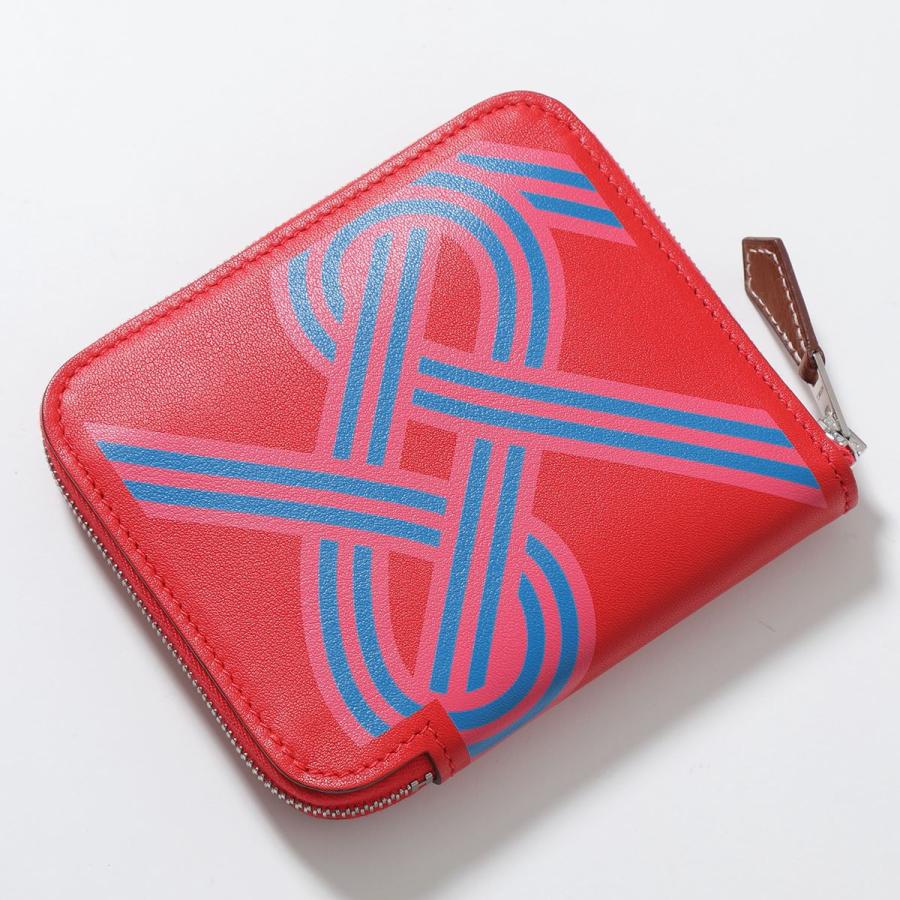 HERMES（エルメス） 二つ折り財布 アザップ シルクイン コンパクト