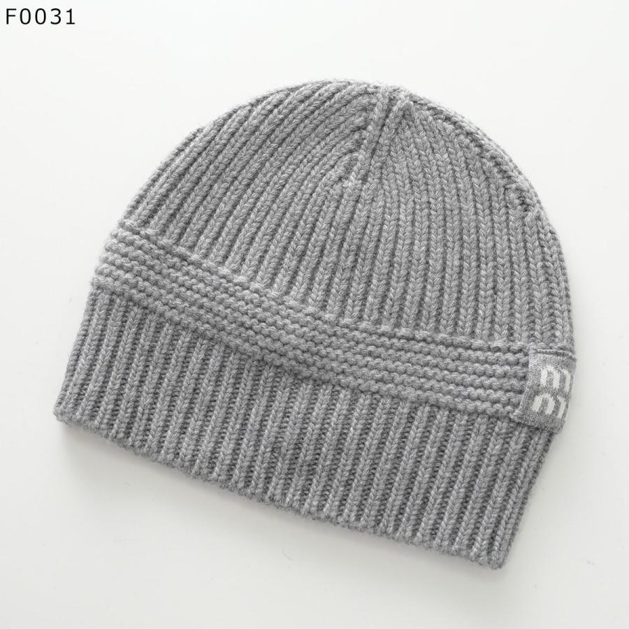 miu miu（ミュウミュウ） ニット帽 5HC311 2F8S レディース カシミヤ