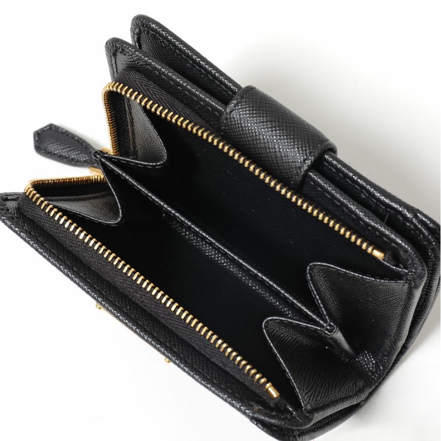 PRADA（プラダ） 二つ折り財布 1ML018 QHH レディース サフィアーノ