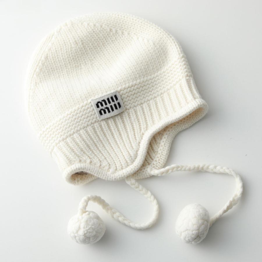 miu miu（ミュウミュウ） ニット帽 5HC324 2F8S レディース ウール