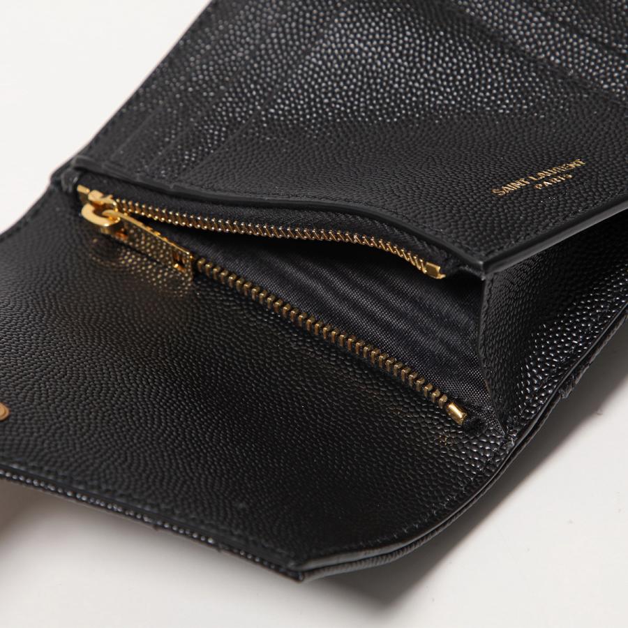 SAINT LAURENT サンローラン 三つ折り財布 651028 BOW91 レディース