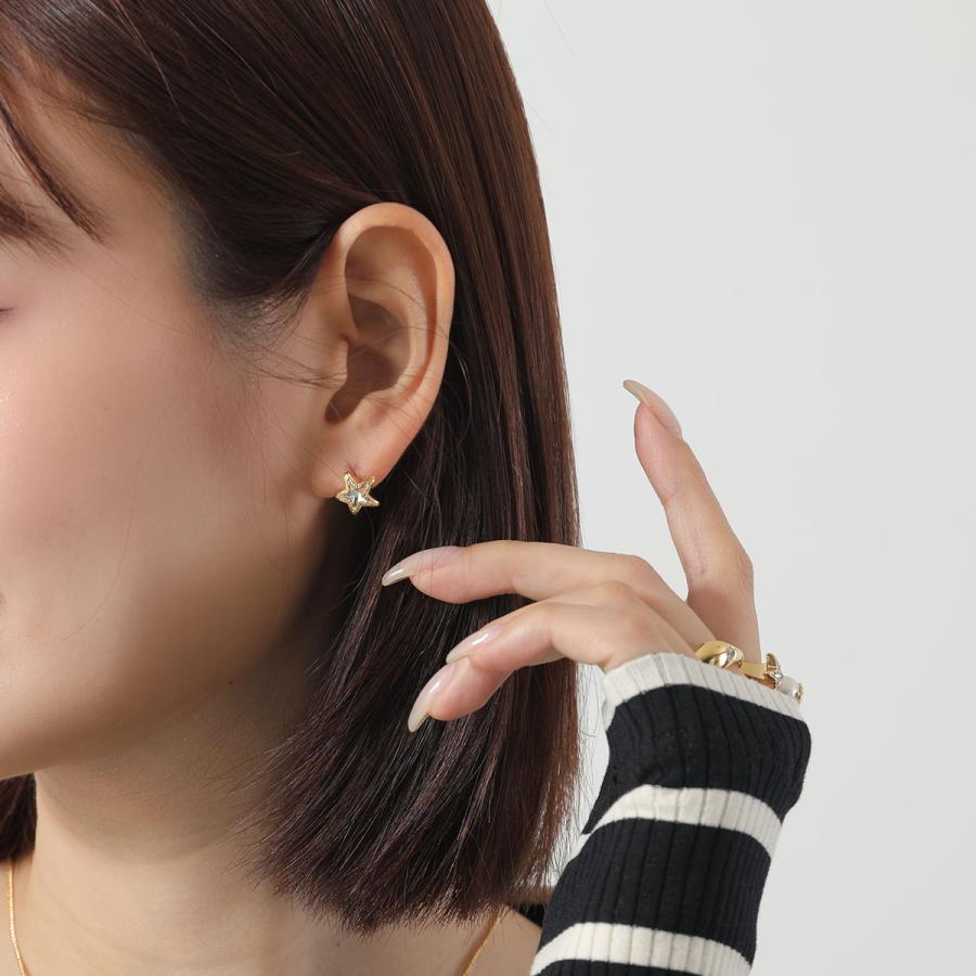 JIMMY CHOO（ジミーチュウ） ピアス JC STAR STUDS/U MJI JC スター