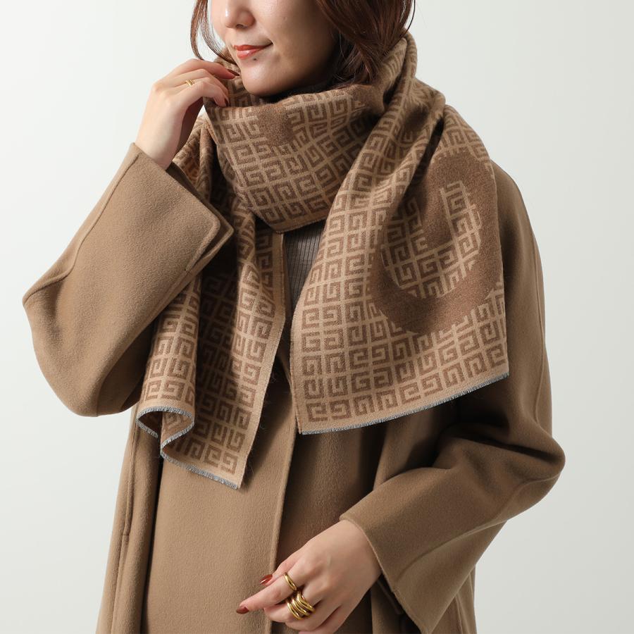 GIVENCHY（ジバンシィ） マフラー J6261 メンズ ストール ロゴ シルク