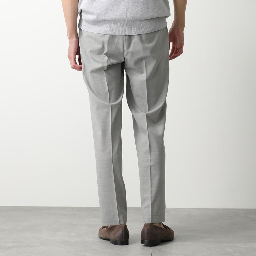 BRIGLIA 1949☆新品3万円ブリリア ウエストギャザーコットンパンツ45