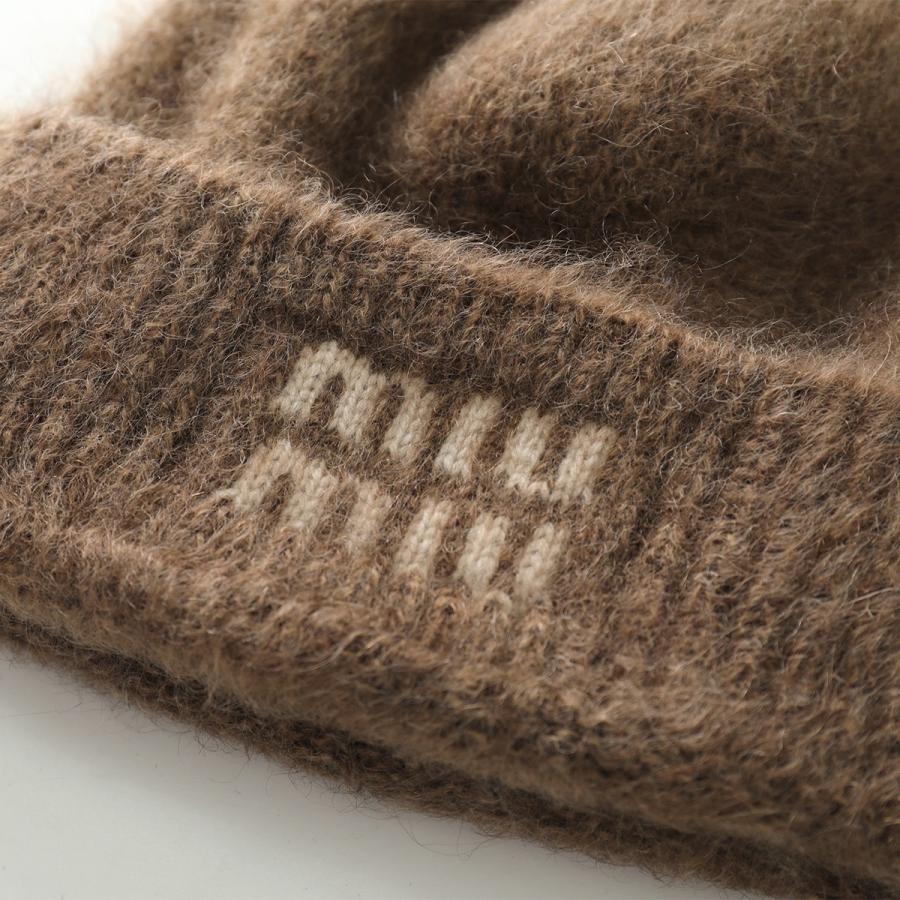 miu miu（ミュウミュウ） ニット帽 5HC378 2CQD レディース ニット